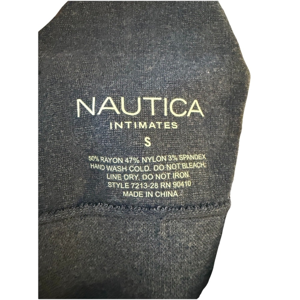 Nautica Intimates Blue Criss-Cross Racerback Bra Style 7213–28 Super Soft Sz S‎ - Picture 4 of 4